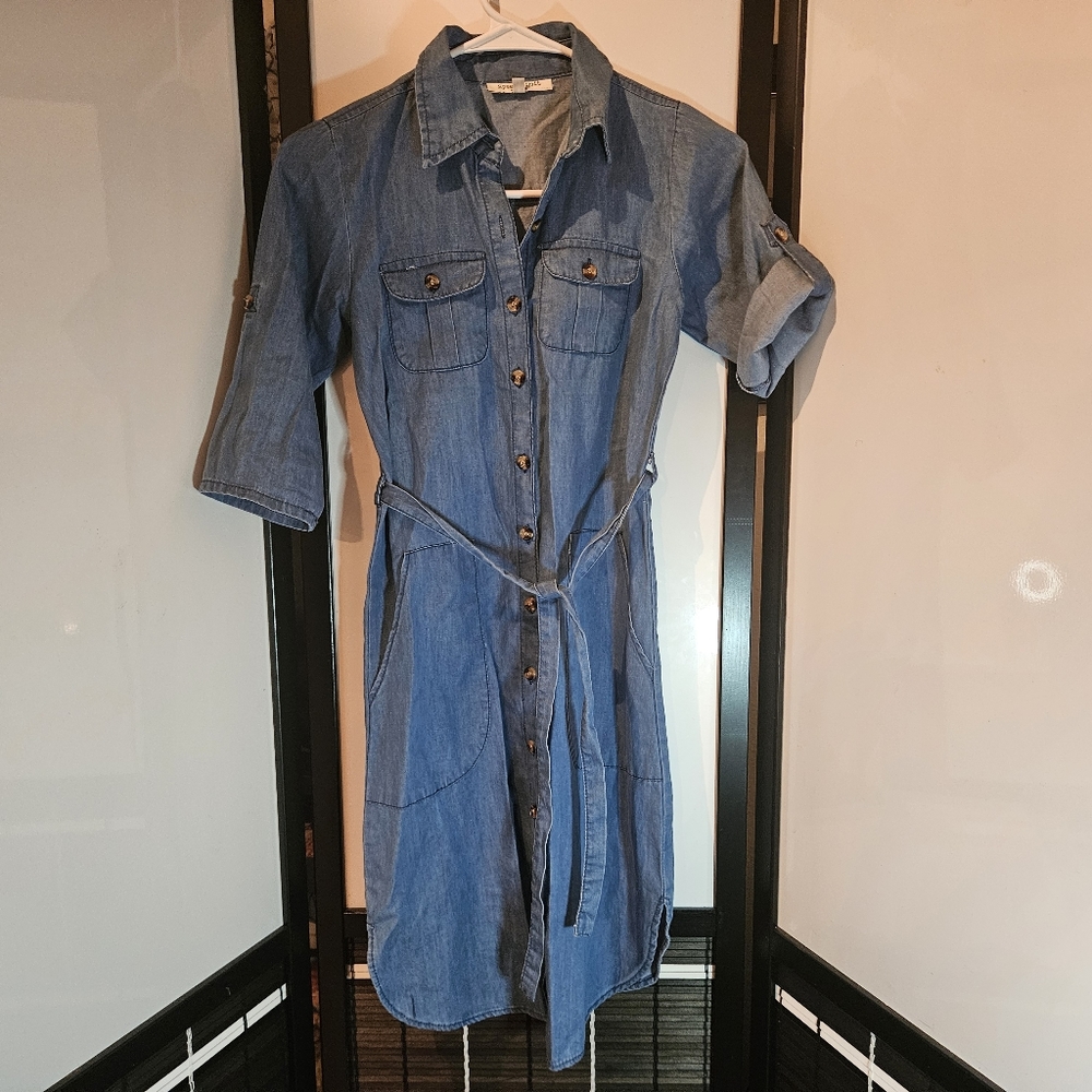 Speed Limit MPH Denim Dress